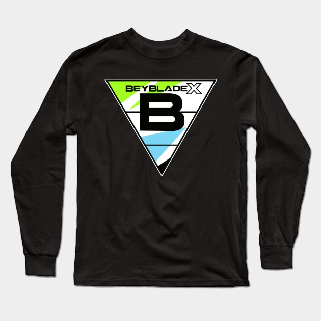 Beyblade X Logo Long Sleeve T-Shirt by kaizokuGhost